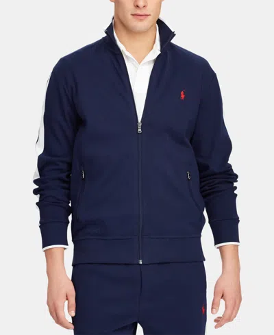 Polo Ralph Lauren Men's Soft Cotton Track Jacket In Refined Navy