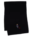 Polo Ralph Lauren Men's Holiday Bear Performance Scarf In Polo Black