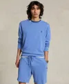 Polo Ralph Lauren Cotton Spa Terry Sweatshirt In Harbor Island Blue