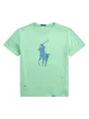 Polo Ralph Lauren Men's Splatter Logo Cotton T-shirt In Vineyard Green