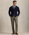 Polo Ralph Lauren Men's Straight-fit Houndstooth Twill Pants In Gray