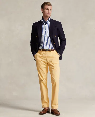 Polo Ralph Lauren Men's Straight-fit Stretch Chino Pants In Yellow