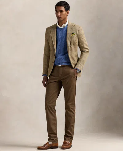 Polo Ralph Lauren Men's Straight-fit Stretch Chino Pants In Brown