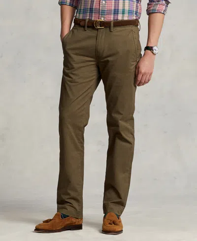 Polo Ralph Lauren Men's Straight-fit Stretch Chino Pants In Black