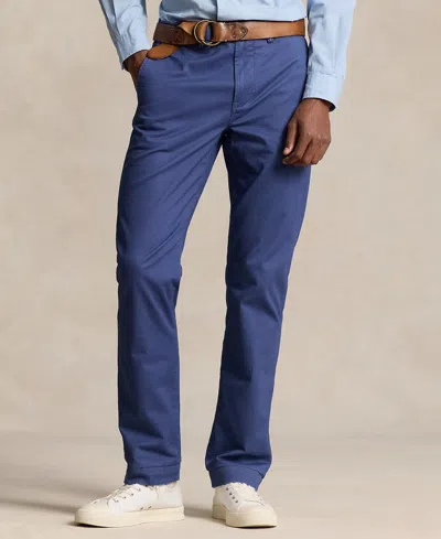 Polo Ralph Lauren Men's Straight-fit Stretch Chino Pants In Blue