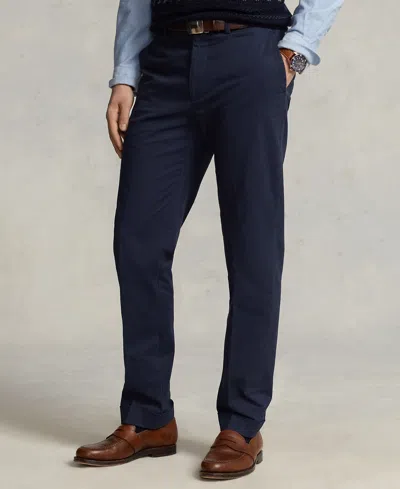 Polo Ralph Lauren Straight-leg Cotton Chino Trousers In Nautical Ink
