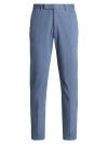 Polo Ralph Lauren Cotton Stretch Chino Garment Dyed Regular Fit Suit Pants In Bright Blue