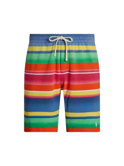 Polo Ralph Lauren Men's Striped Cotton Shorts In Marais Stripe