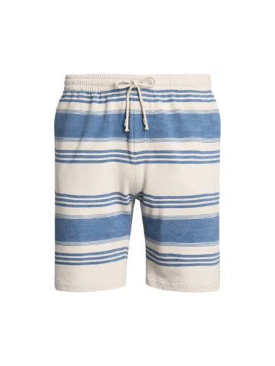 Polo Ralph Lauren Men's Striped Cotton Shorts In Patina Stripe