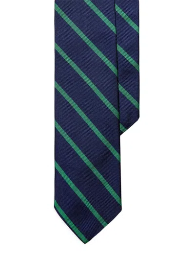 Polo Ralph Lauren Men's Striped Silk Tie In Navy,green