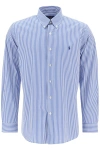 Polo Ralph Lauren 'striped Stretch Poplin Shirt With In Blue