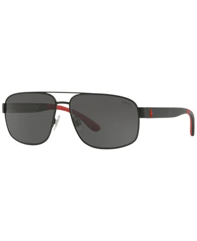 Polo Ralph Lauren Men's Sunglasses, Ph3112 In Matte Black