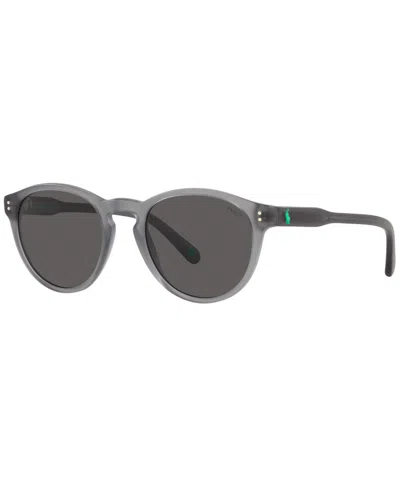 Polo Ralph Lauren Man Sunglasses Ph4172 In Dark Grey