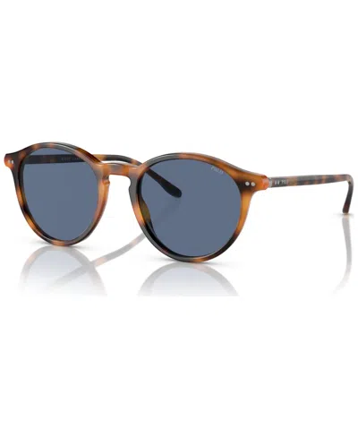 Polo Ralph Lauren Men's Sunglasses, Ph419351-x 51 In Shiny Red Havana