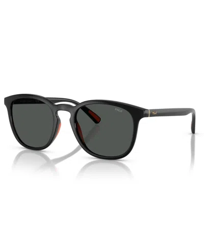 Polo Ralph Lauren Men's Sunglasses Ph4222u In Shiny Black