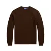 Polo Ralph Lauren Men's Sweaters Ralph Lauren - Ls Cn Pp Long Sleeve Pullover - Brown In Brown
