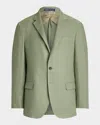 Polo Ralph Lauren Polo Tailored Linen Suit Jacket In Green