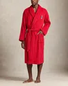 Polo Ralph Lauren Men's Terry Robe In Red