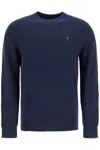 Polo Ralph Lauren Textured Cotton Pullover Sweater In Blue
