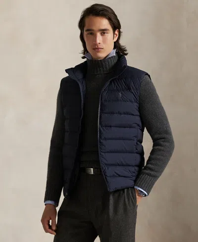 Polo Ralph Lauren Men's The Colden Packable Matte Vest In Black