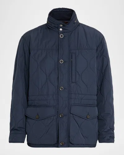 Polo Ralph Lauren Men's The Eastham Quilted Jacket In Blue