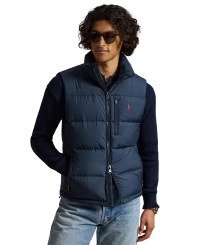 Polo Ralph Lauren Men's The Gorham Down Vest In Animal Print