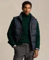 Polo Ralph Lauren Mens Annual Core Padded Regular-fit Recycled-polyester-down Gilet Polo Black In Black