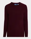 Polo Ralph Lauren Ralph Lauren Cable Knit Jumper Burgundy In Multi