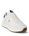 Polo Ralph Lauren Logo Low-top Sneakers In White Multi