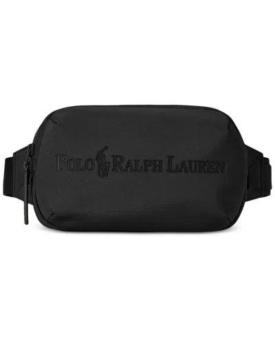 Polo Ralph Lauren Men's Tonal Logo Waistpack In Black