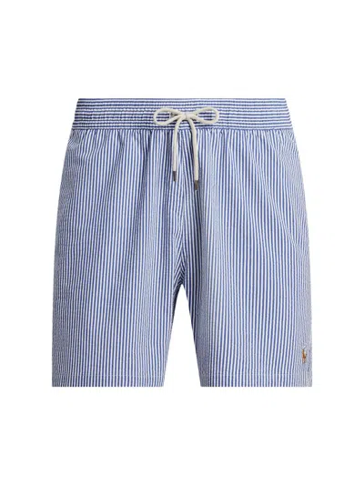Polo Ralph Lauren Traveler Classic-fit Swim Shorts Swimwear Light Blue