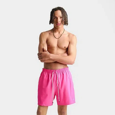 Polo Ralph Lauren Men's Traveler Swim Shorts In Pink