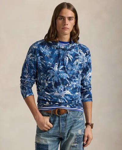 Polo Ralph Lauren Men's Tropical-print Jersey Hooded T-shirt In Multi