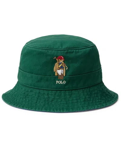 Polo Ralph Lauren Men's Twill Bucket Hat In Green