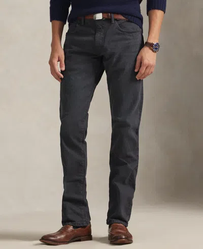 Polo Ralph Lauren Men's Varick Slim Straight Stretch Jeans In Black