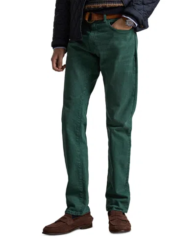 Polo Ralph Lauren Men's Varick Slim Straight Stretch Jeans In Hidden Blackwatch Green