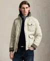 Polo Ralph Lauren The Beaton Water Repellent Quilted Jacket In Stoneware Grey