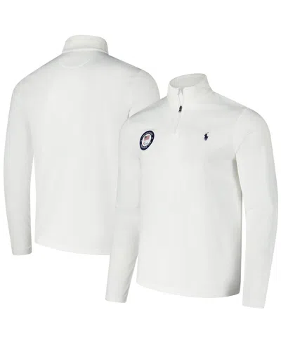 Polo Ralph Lauren Men's White U.s. Paralympics Villagewear Quarter-zip Sweatshirt