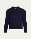 Polo Ralph Lauren Men's Wool-cashmere Jersey Spa Hoodie In Navy
