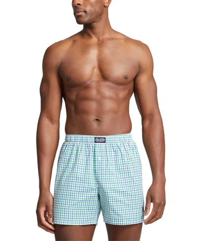 Polo Ralph Lauren Men's Woven Cotton Boxer Shorts In Springs Plaid Curise Navy Pp