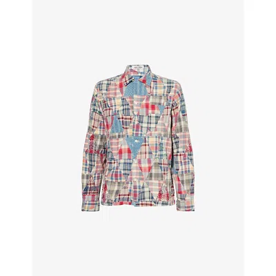 Polo Ralph Lauren Mens 2702 Madras Madras Long-sleeves Cotton-poplin Shirt Xl In Multi