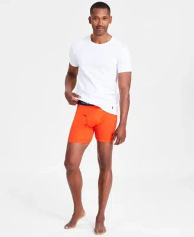 Polo Ralph Lauren Mens 51 Free Bonus Pack Classic Fit Crewneck Undershirts 51 Free Bonus Pack Classic Fit Boxer Briefs In Polo Black