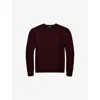 Polo Ralph Lauren Ralph Lauren Cable Knit Jumper Burgundy In Brown