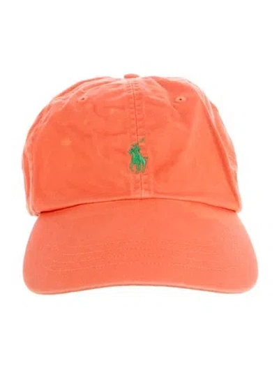 Pre-owned Polo Ralph Lauren Mens Baseball Hat In Orange