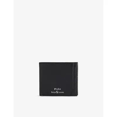 Polo Ralph Lauren Mens Billfold Medium Leather Wallet Black