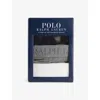 Polo Ralph Lauren Mens  Branded-waistband Pack Of Three Stretch-cotton Boxer Briefs In Black/perf Grey/white