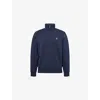 Polo Ralph Lauren Mens Blue Embroidered-logo Long-sleeve Cotton-jersey Sweatshirt Xxl In Blue