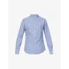 Polo Ralph Lauren Ralph Lauren Gingham Long Sleeve Shirt Blue In Blue/white