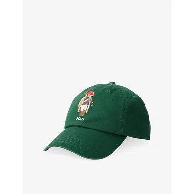 Polo Ralph Lauren Mens Brand-embroidered Cotton-twill Cap New Forest