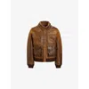 Polo Ralph Lauren Giacca In Pelle Marrone Uomo In Brown